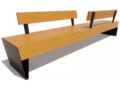 Скамейка Калининград двухсторонняя, Сосна