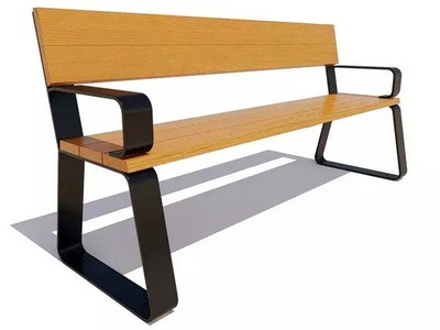 Скамейка Кемерово, Сосна