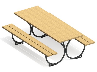 Парковая мебель Скамейная Симфония