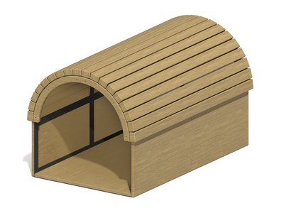 Домик-лаз для собак Домик пушистика