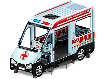 Беседка Машина скорой помощи