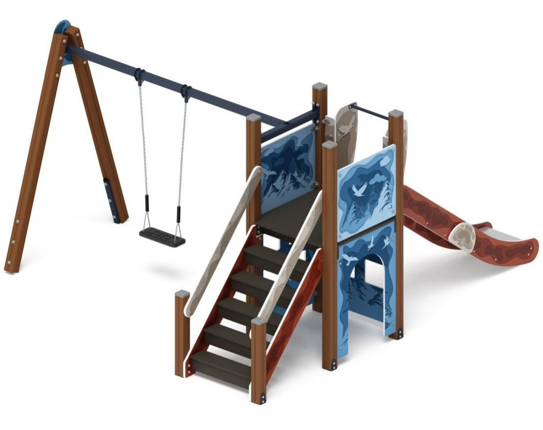 Детская игровая площадка Эхо гор-1 - вид 4