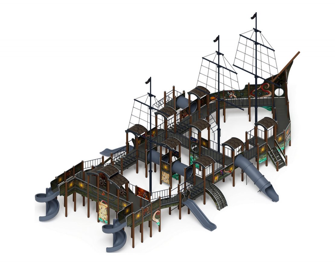 Детская игровая площадка Дейви Джонс-5 - вид 4