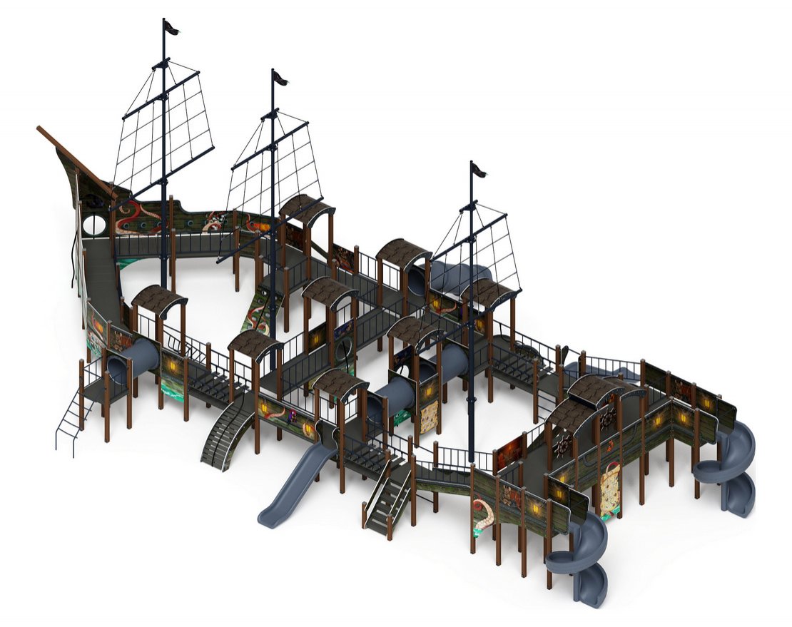 Детская игровая площадка Дейви Джонс-5 - вид 3