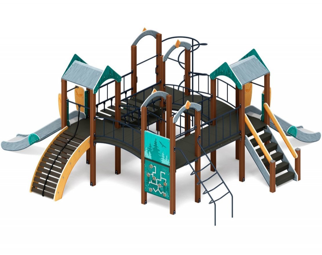 Детская игровая площадка Еловый островок-1 - вид 3