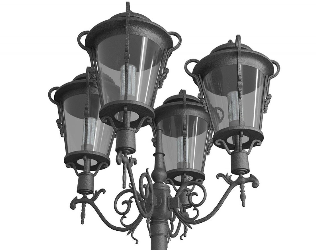 Фонарь уличный Флоренция 1 - вид 4