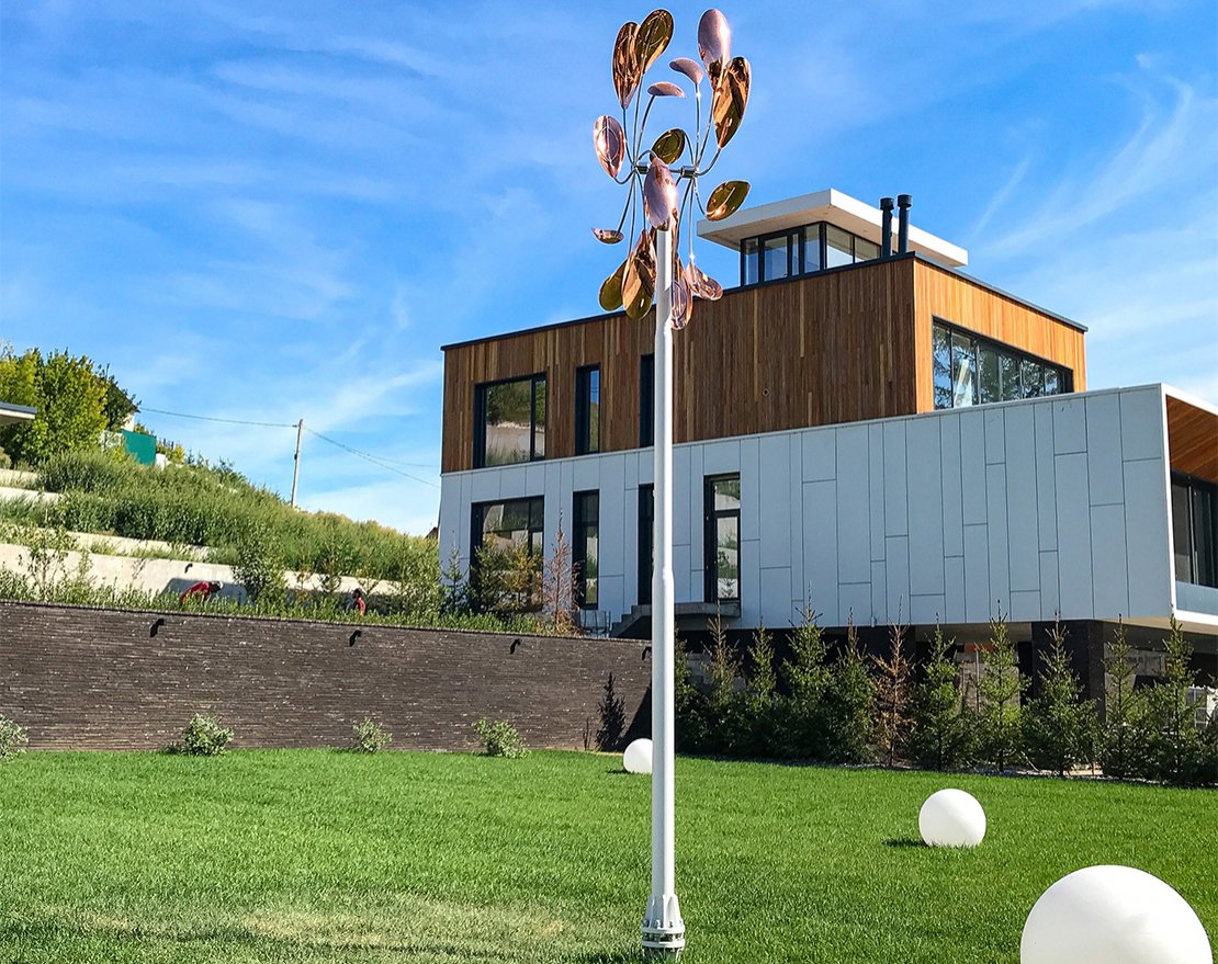 Медная скульптура Звезда - вид 5