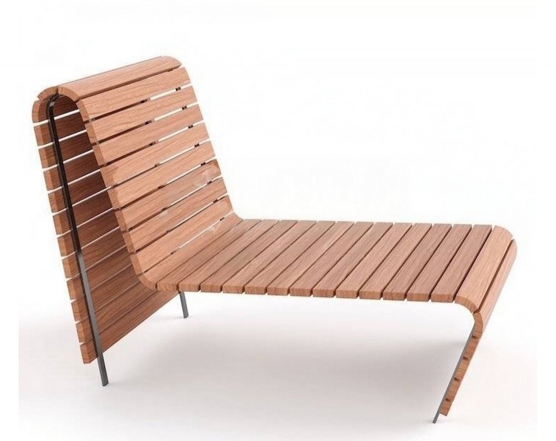 Парковый лежак Амфибия 0.7 м - вид 3