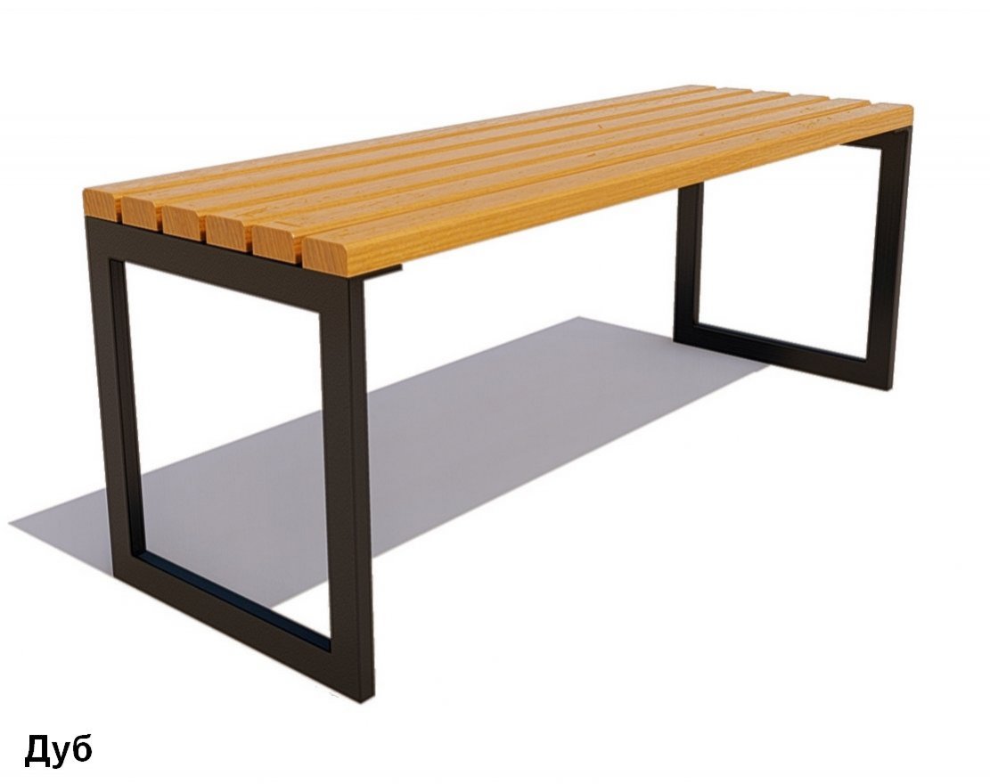 Скамейка садовая Муром, Лиственница - вид 2