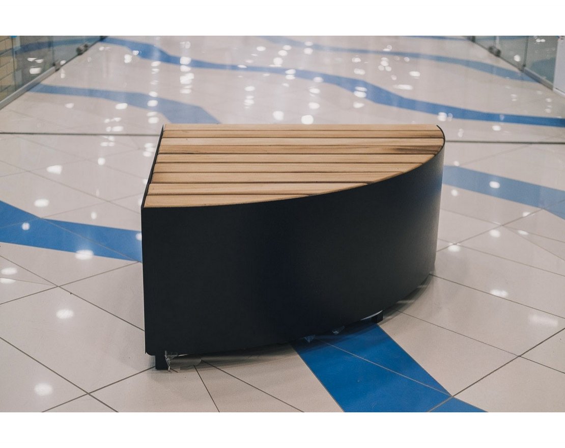 Скамья TORUDA сегмент 3 - Треугольник - вид 3