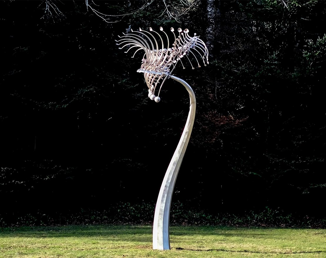 Скульптура из нержавеющей стали Мираж - вид 5