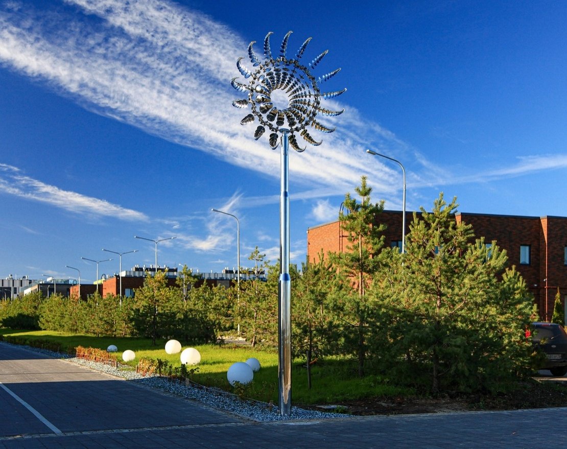 Скульптура из нержавеющей стали Океан - вид 5