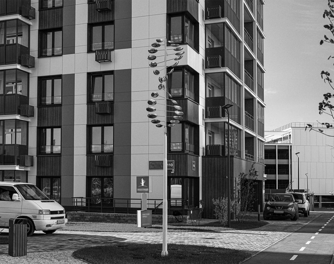 Скульптура из нержавеющей стали Торсо - вид 5